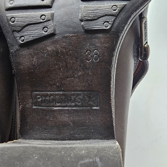 Pikolinos brown leather bootie zipper 38 (7.5) comfortable - Picture 10 of 10